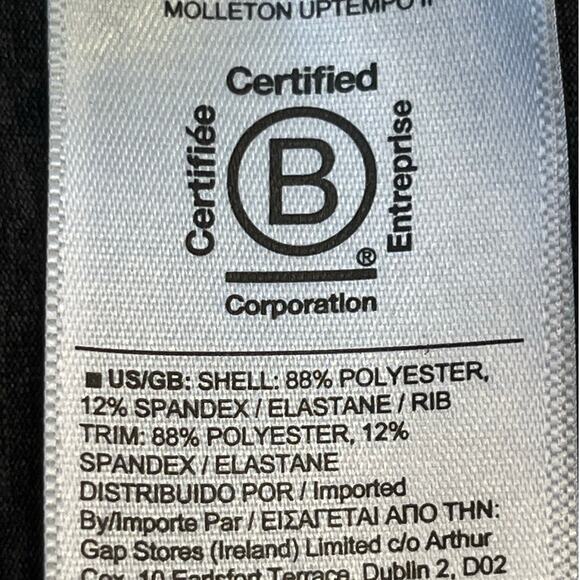 Athleta Women's Size Medium Black Uptempo II Sweatshirt Athleisure Hoodie - Picture 4 of 6